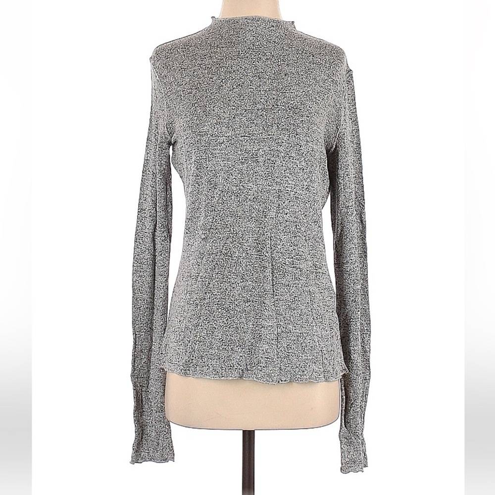 Zara Marled Lightweight Knit Turtleneck Size S + M